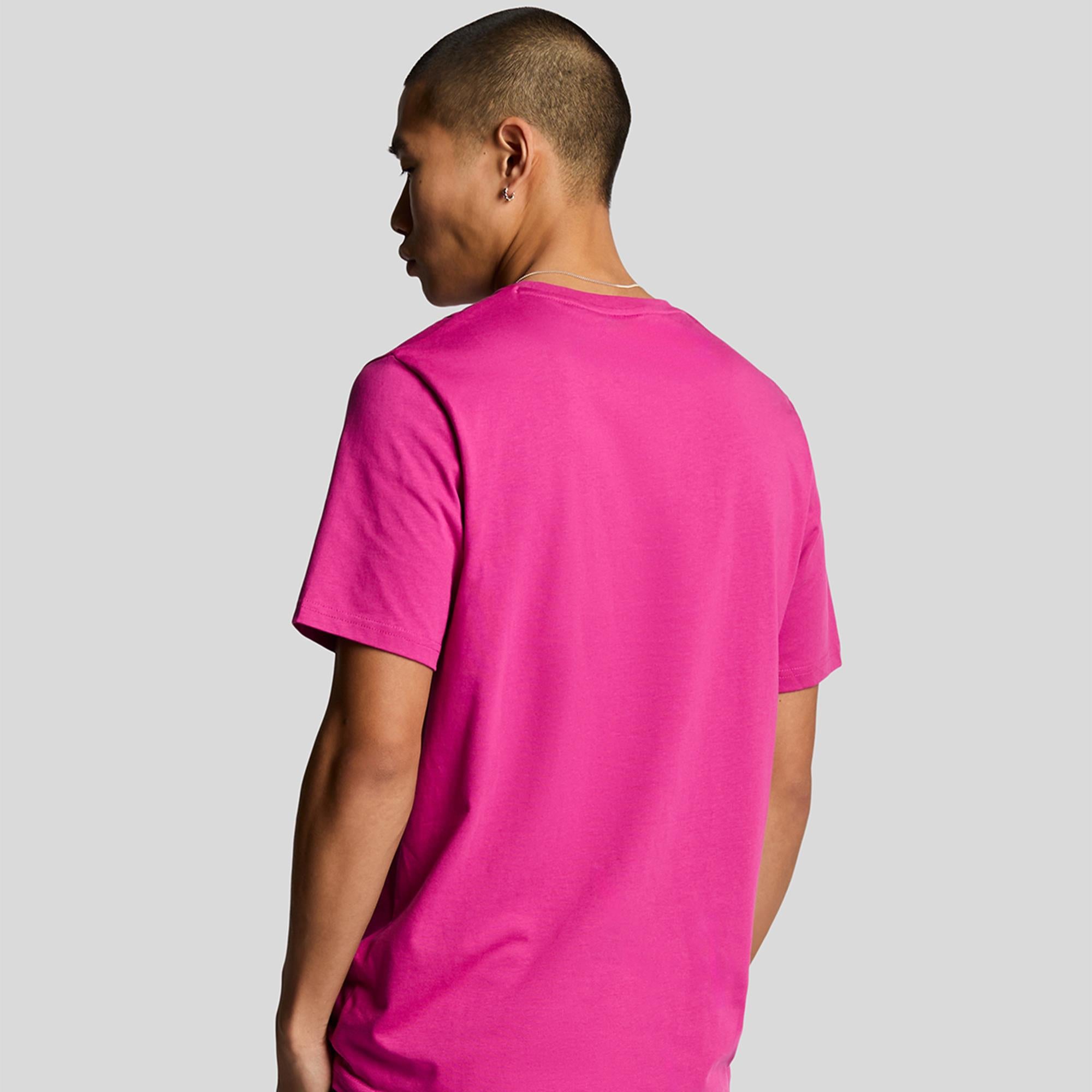 Lyle & Scott Plain Mens T-Shirt Fushia
